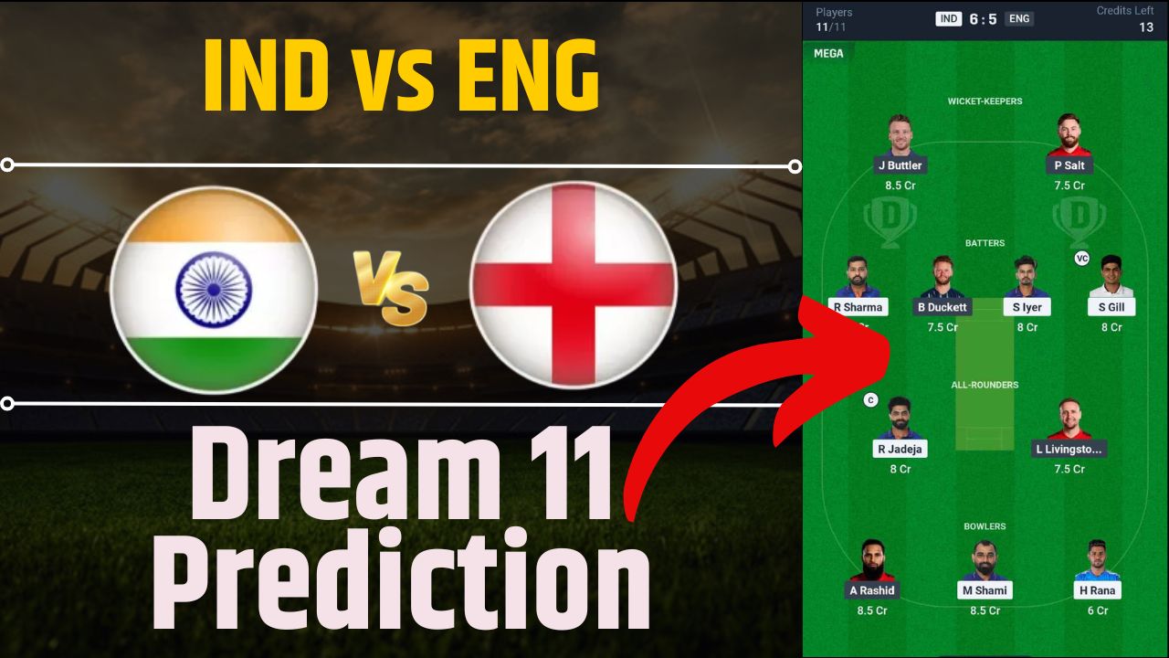 IND vs ENG Dream11 Prediction in Hindi