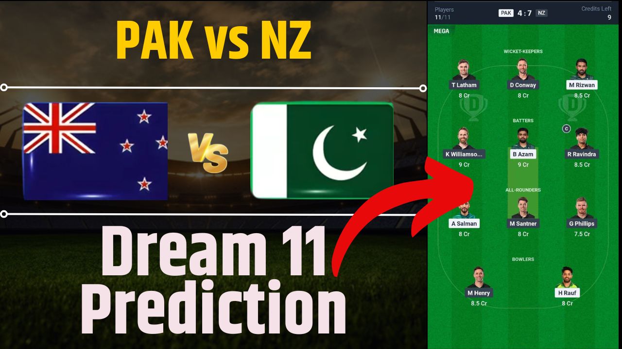 PAK vs NZ Dream11 Prediction in Hindi, Fantasy Cricket, Pitch Report, Dream11 Team, ODI Match, Pakistan ODI Tri-Series 2025